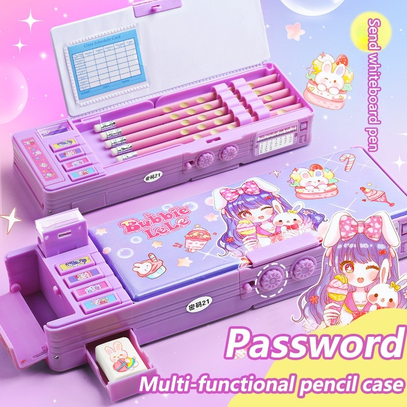 

Password Kuromi Sandi Kotak Pensil Tempat Pensil Boneka Lucu Berkapasitas Besar Tempat Pensil Lapis Ganda Multifungsi Rautan Pensil Tempat Pensil Berk WJH YS