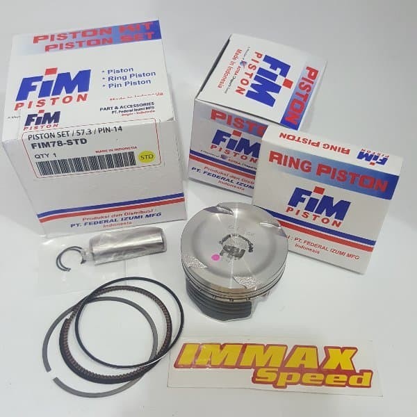 READY Piston Bore Up Sonic Teflon CB150R CBR 150 57.3mm 57.8mm 58.3mm 58.8mm