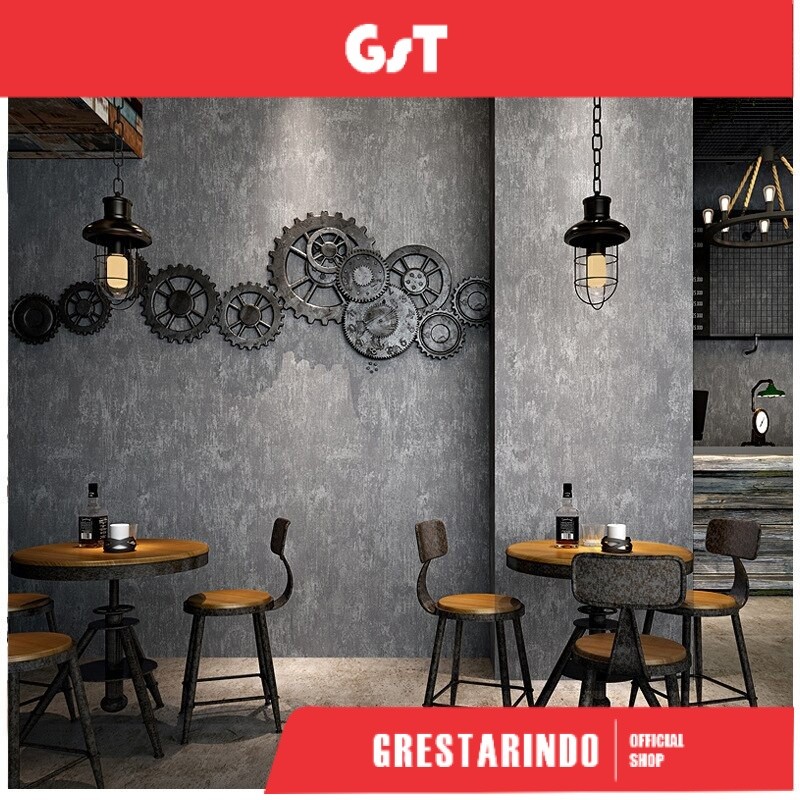 WALLPAPER STICKER WALPAPER DINDING TEMBOK MOTIF CAT SEMEN PAINTING CEMENT