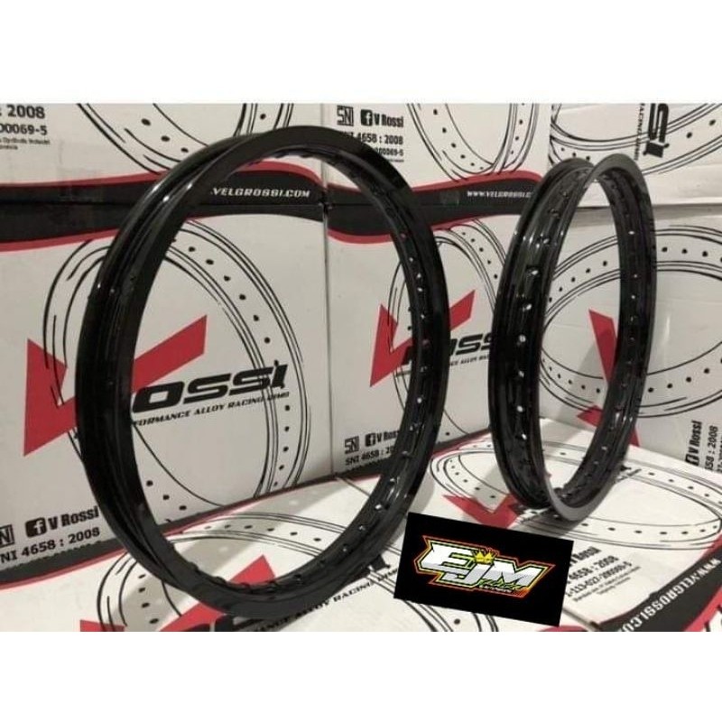 KR15J veleg pelek Rossi ring 18 165 185 215 hitam dop hitam glossy RX king RX spesial RX k Vixion ol
