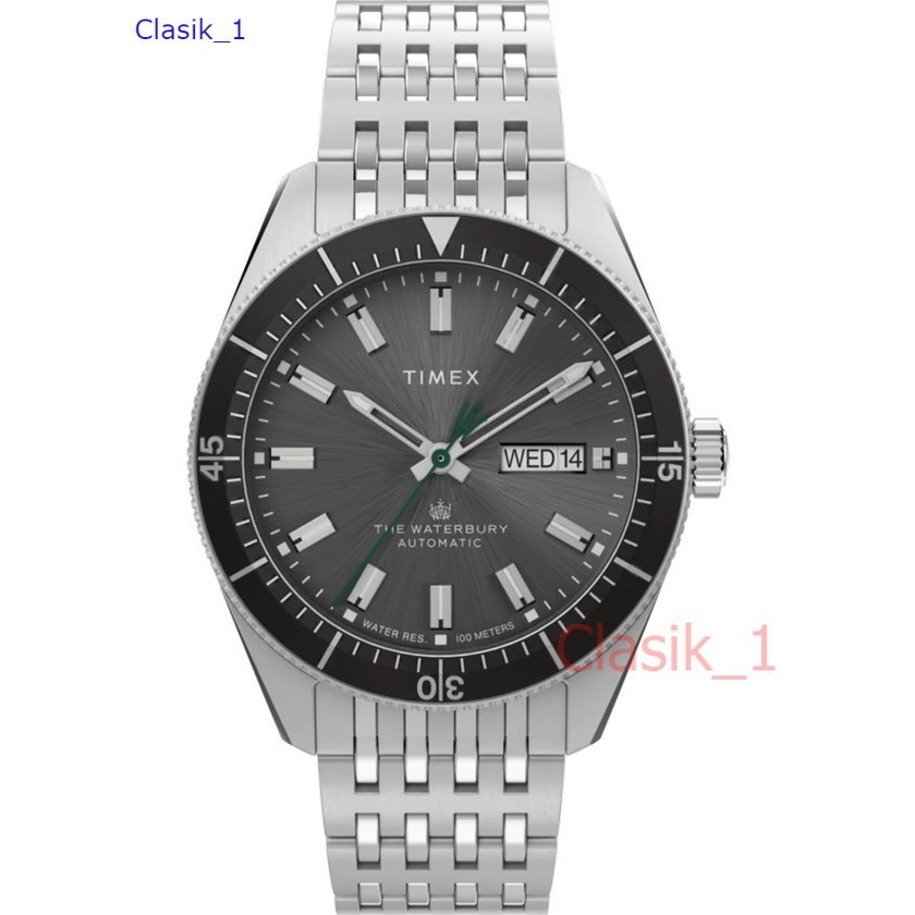 Original 100% Jam Tangan Pria TIMEX TW2V24900 The Waterbury Automatic
