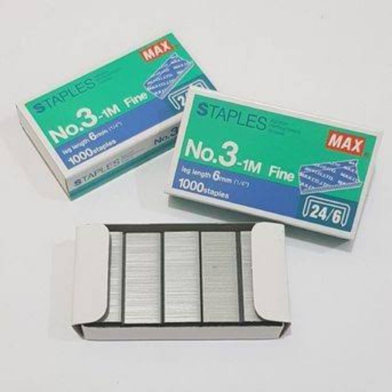 

Isi Stapler Staples MAX No.3 1M Original