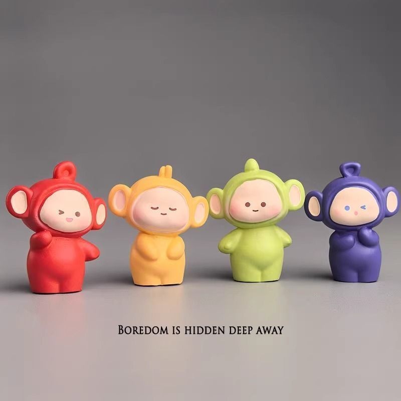 Cute Baby Plush Toy Decoration Teletubbies Dekorasi Meja Kantor Ornamen Kecil Pajangan Lucu Dekorasi