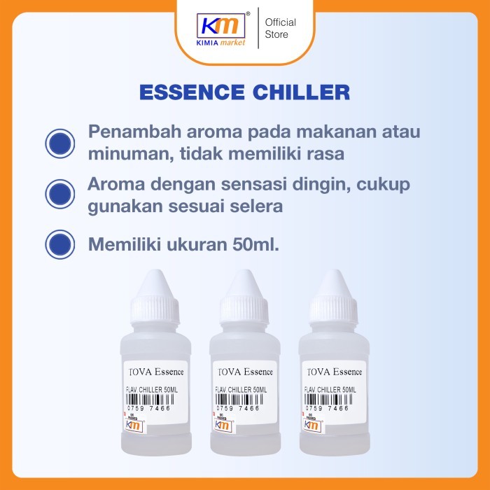 

Essen makanan / flavor Tova Chiller / Cooling effect 50ml