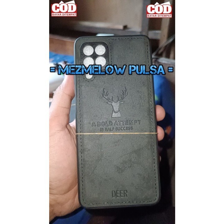 Case Cloth Jeans / Caseng Hard Case Rusa Hard Case Canvas Deer Casing SAMSUNG A22 5G / SAMSUNG A22 4