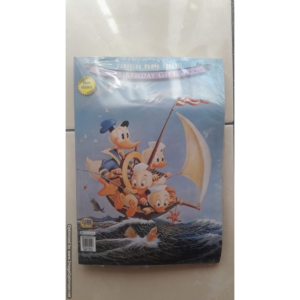 BUKU KOMIK Edisi Koleksi DONAL BEBEK  BIRTHDAY GIFT 4