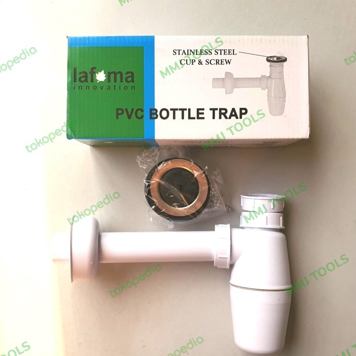 Sifon pvc LAFUMA - SIFON botol pvc LAFUMA - Pembuangan Wastafel LAFUMA