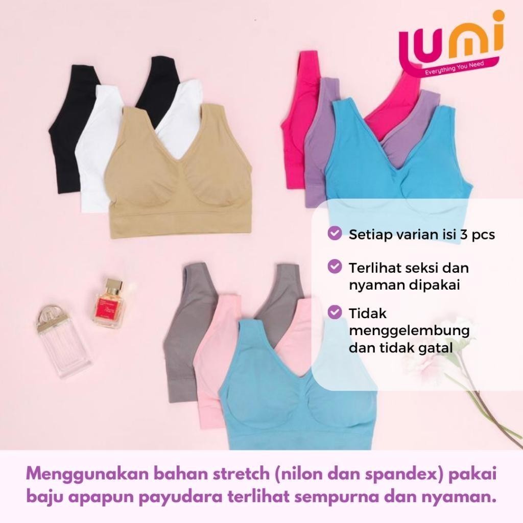 GENIE BRA + TAS KOSMETIK 1 WANITA PEREMPUAN CEWEK KECANTIKAN BOX BH 3PCS + 1 TAS KOSMETIK ORIGINAL J