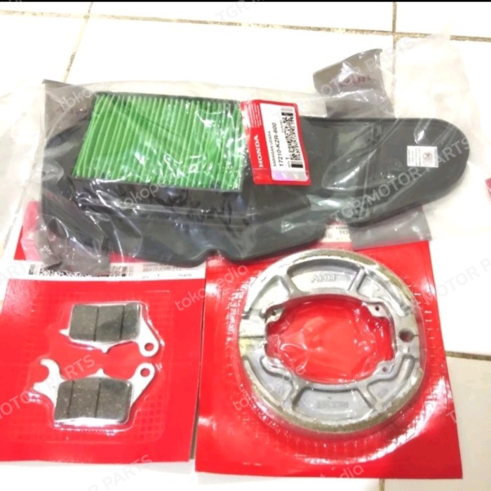 JJH KAMPAS REM DEPAN BELAKANG PLUS FILTER UDARA VARIO 125 150 2013 2017