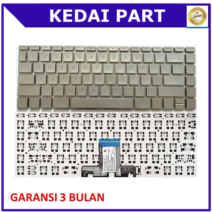 Keyboard Hp Pavilion 14-CD 245 G7 246 G7 Q190 Q207 TPN-I131 Silver