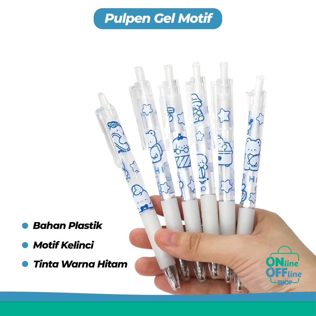 

Pulpen Gel Motif Kelinci Pulpen Pelajar Dan Kantor Pena Lucu Rabbit 608