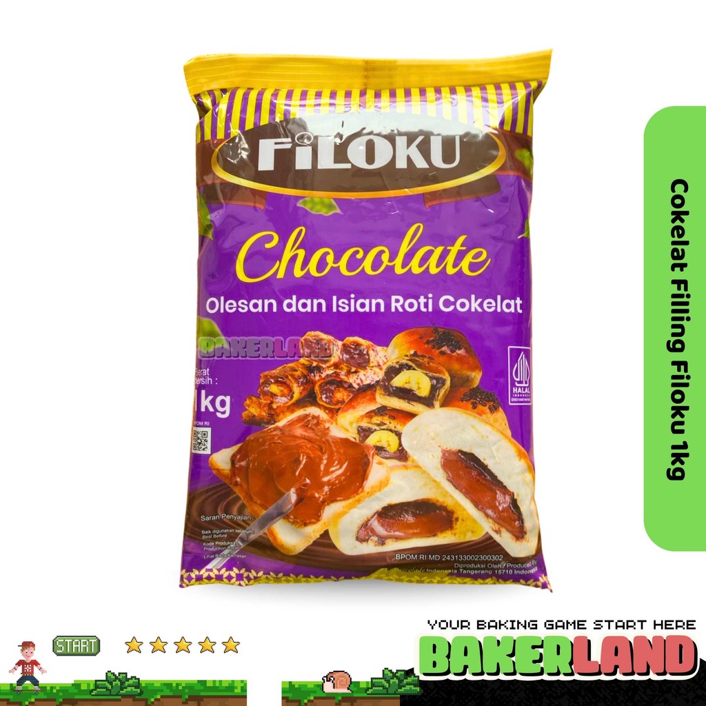 

Coklat Filling Filoku 1kg / Filoku Coklat Filling / Filling Coklat / Filling / Chocolate Filling