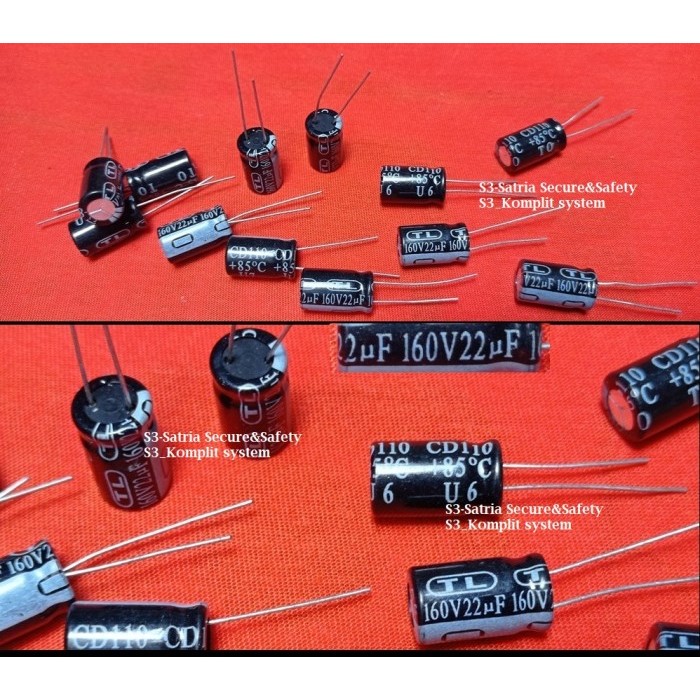 Elko 22uf 160V elco 22 uf 160 vol v 160vol 22uf/160V 22uf160V