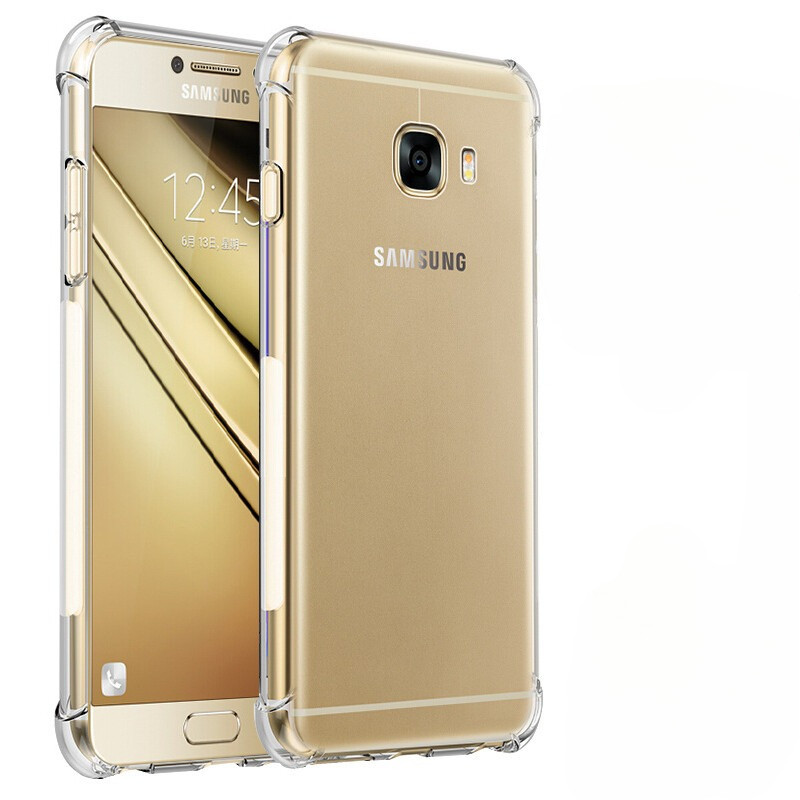 CASE FOR SAMSUNG C9 PRO / SAMSUNG A9 PRO 2016 ANTICRACK SOFTCASE JELLY AIRBAG SHOCKPROOF HIGH QUALIT
