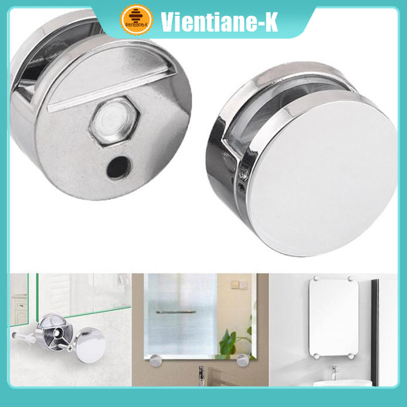 4Pcs Klem Jepit Kaca Cermin / Klip Penjepit Cermin Kaca / Glass Clip Penjepit