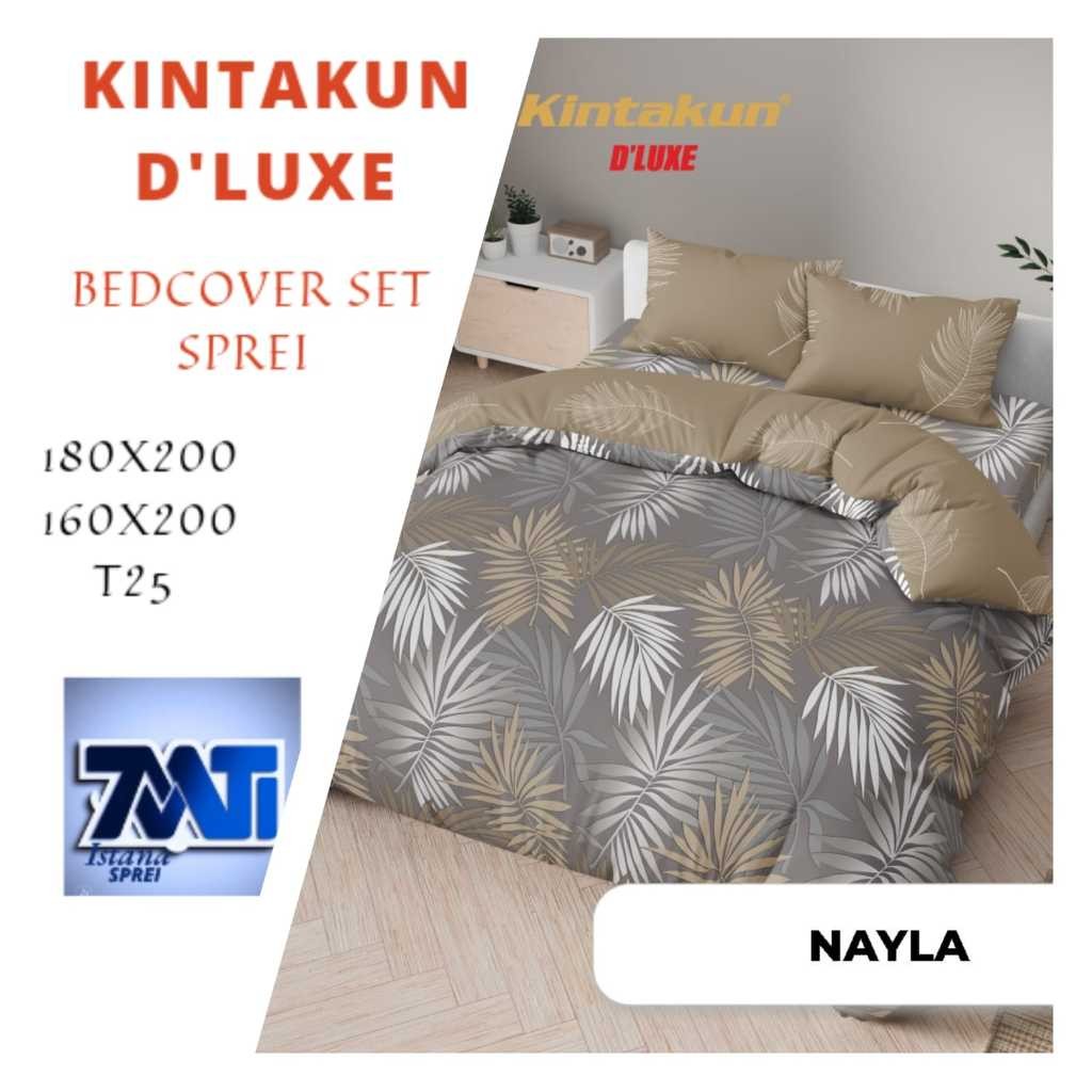 Bed Cover Kintakun DLUXE T25 Bedcover Set 180x200 Bedcover Set 160x200 / Bedcover 180x200 / Bedcover