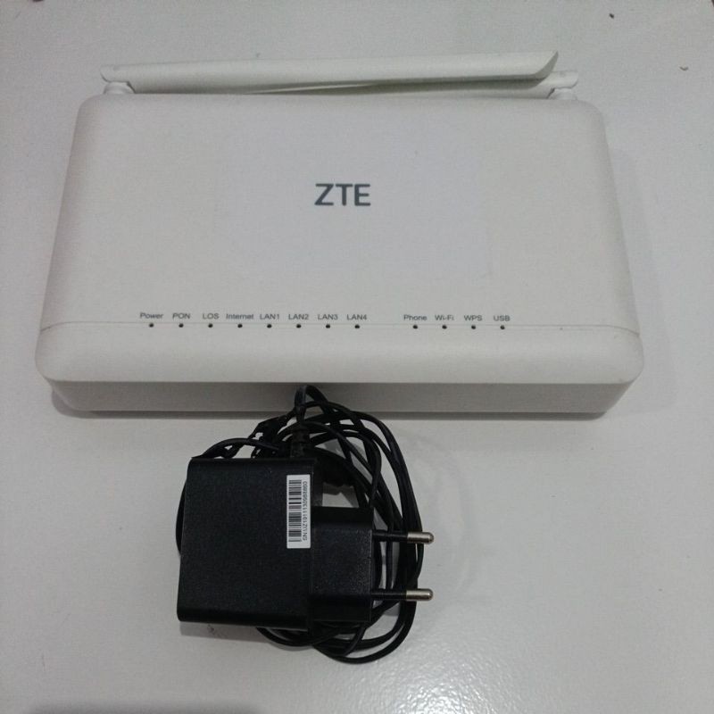 ROUTER ONT ZTE ZXHN F670L (5G) & ADAPTOR 12V PORT BIRU/HIJAU BERGARANSI