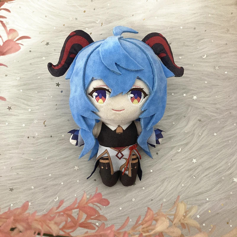 20cm Anime Ganyu Plush Doll Pillow Toy Kawaii kazuha plush Toys Gift for Children