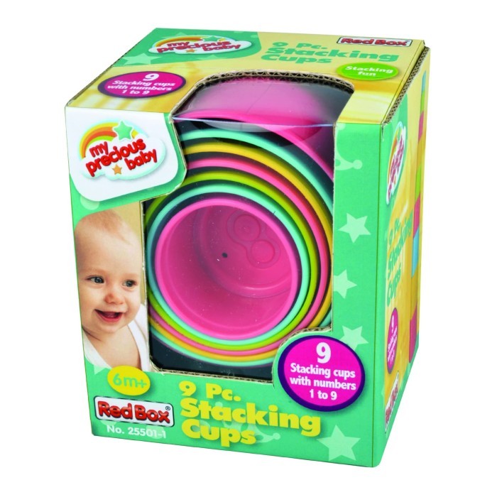 Red Box Toys Mainan Stacking Cups 9Pc Redbox 25501-1 My Precious Baby