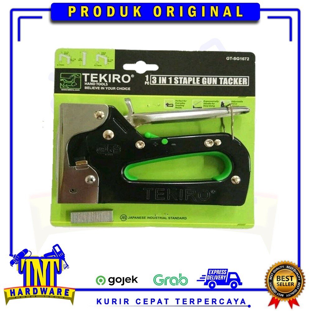 

Staples tembak 3 in 1 TEKIRO / staple gun tacker GT-SG 1672