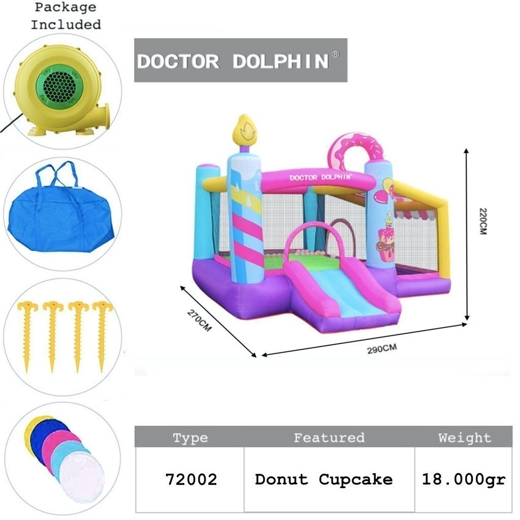 bouncy castle 72002 Donut Cupcake
