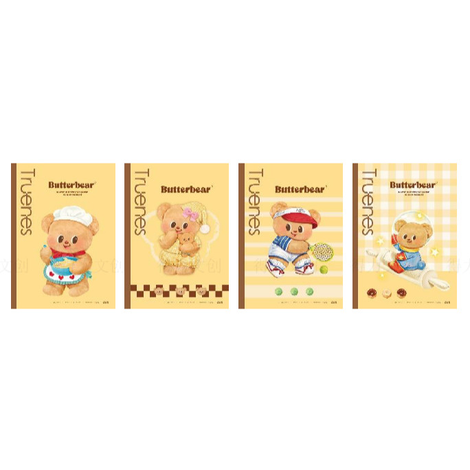 

Deli Butter Bear Softcover Notebook HY202
