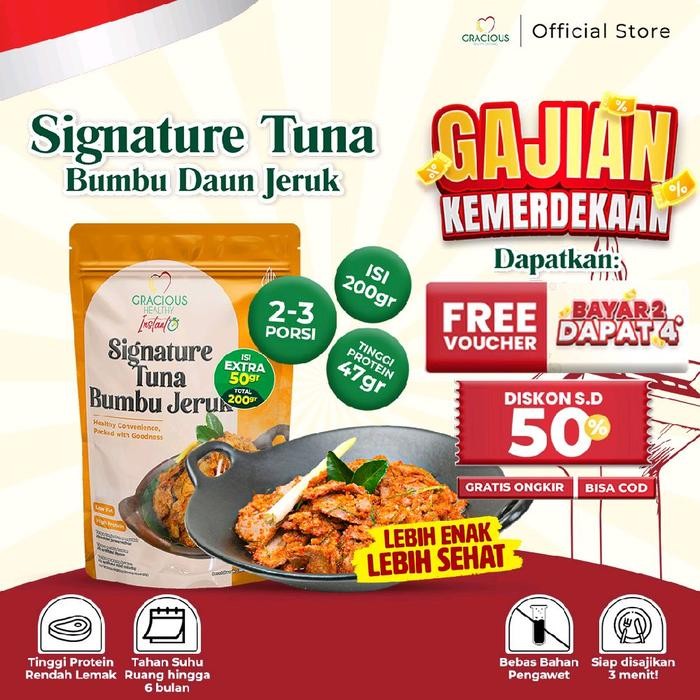 

Signature Tuna Bumbu Daun Jeruk / Makanan Siap Saji / Makanan Instant