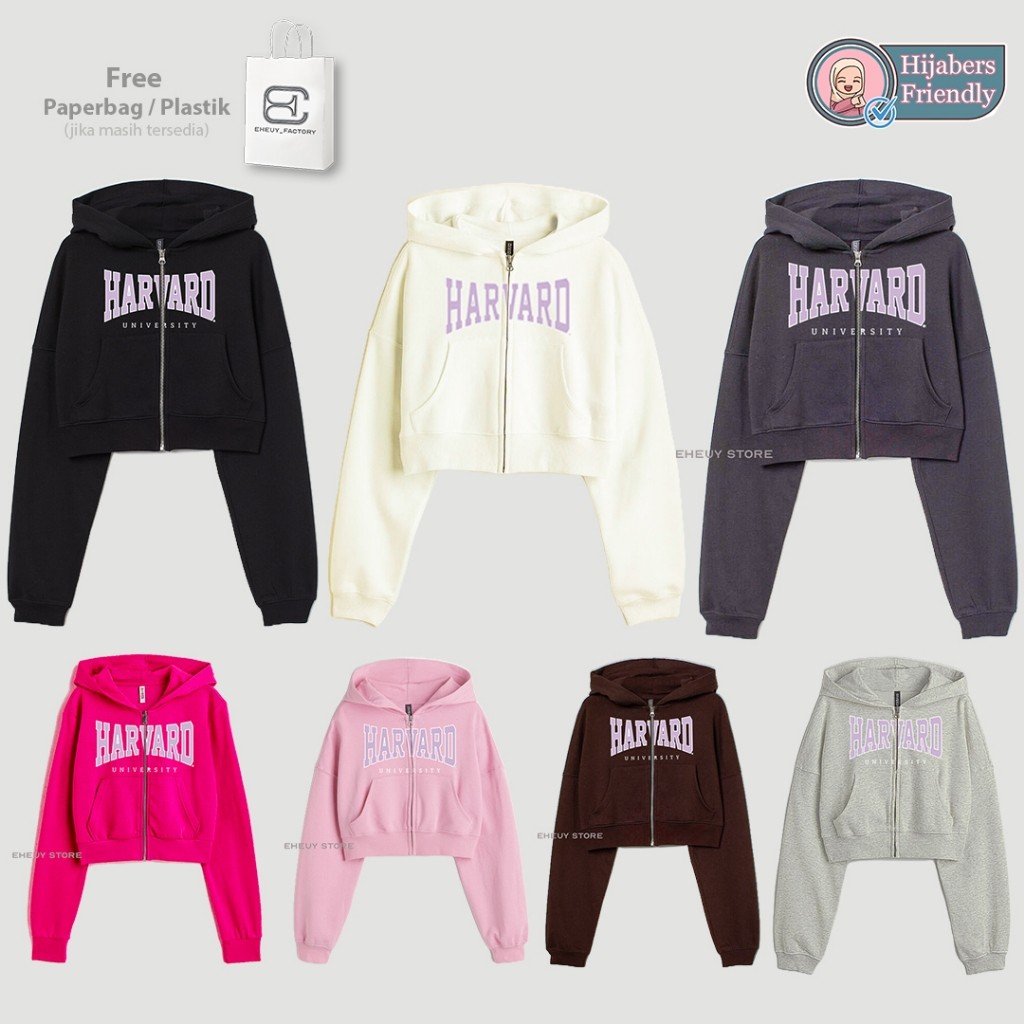 Zipper Crop Broken White Wanita Sweater Wanita Crop Zip Basic Jaket Resleting