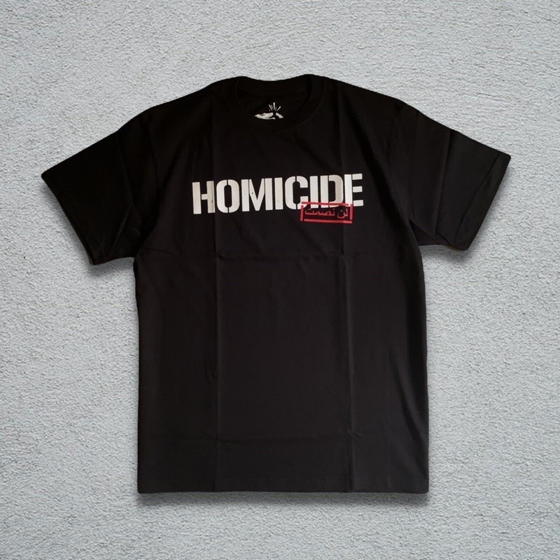 T-Shirt Homicide - Aesthetic Bahan Cotton Combed 24s