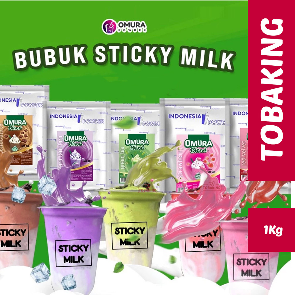 

Bubuk Sticky Milk Omura Blend Minuman Aneka Rasa Powder Drink 1kg