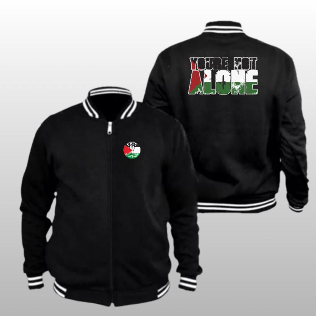 Jaket Palestina Varsity F1 Jaket Varsity Custom