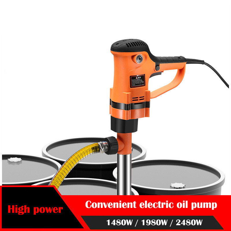 220V Fuel Transfer Pump for Diesel Kerosene Bucket-type electric oil pump Corrosion-resistant liquid