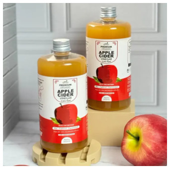 

500ml Cuka Apel With The Mother Pure Apple Cider Vinegar Untuk Diet 100% organic by Super Lemon