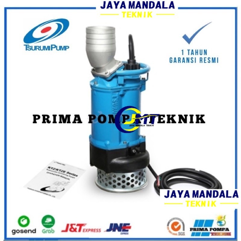 Tsurumi KTZ67.5 Pompa Celup Submersible Pump Heavy-Duty Drainage Pump Pompa celup Tsurumi KTZ 67.5