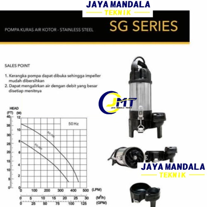 Pompa Celup Bossco SG-400 Pompa Celup Air kotor Bossco SG 400 Sewage