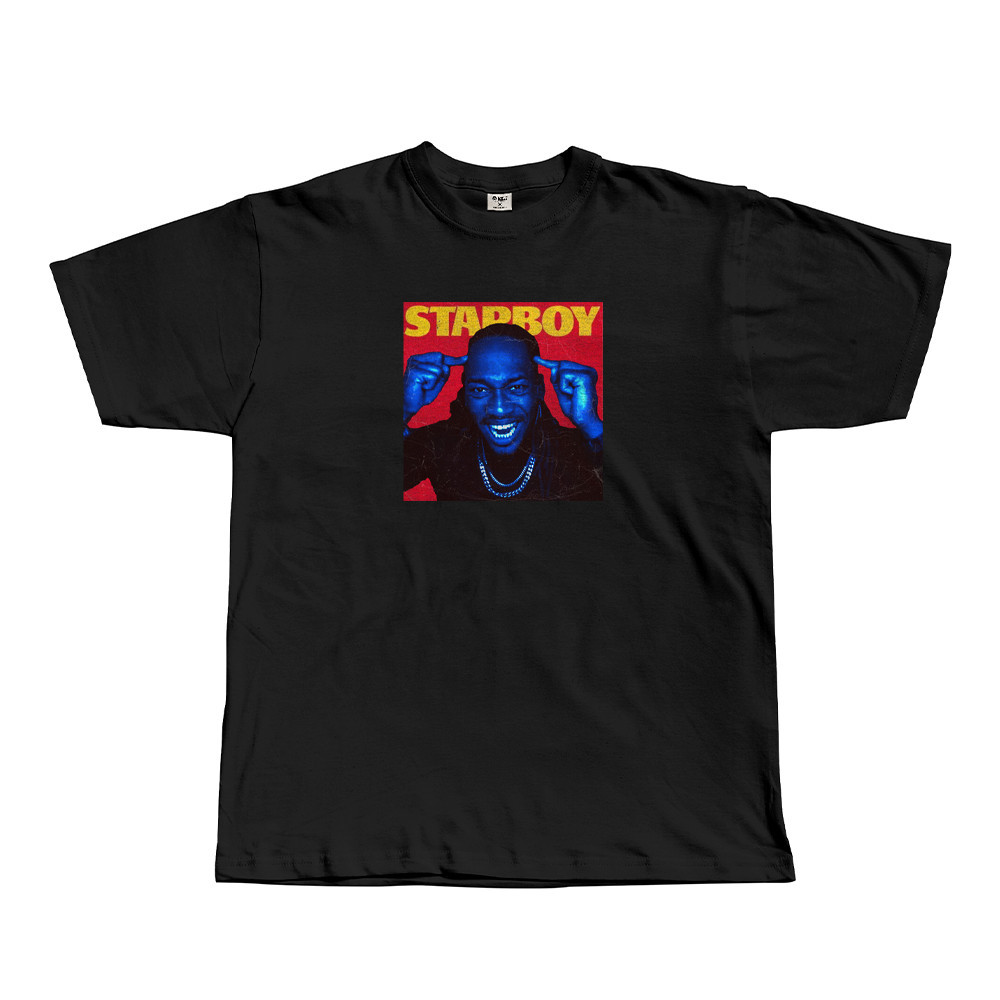 KAOS AMBATUKAM STARBOY HITAM 30S