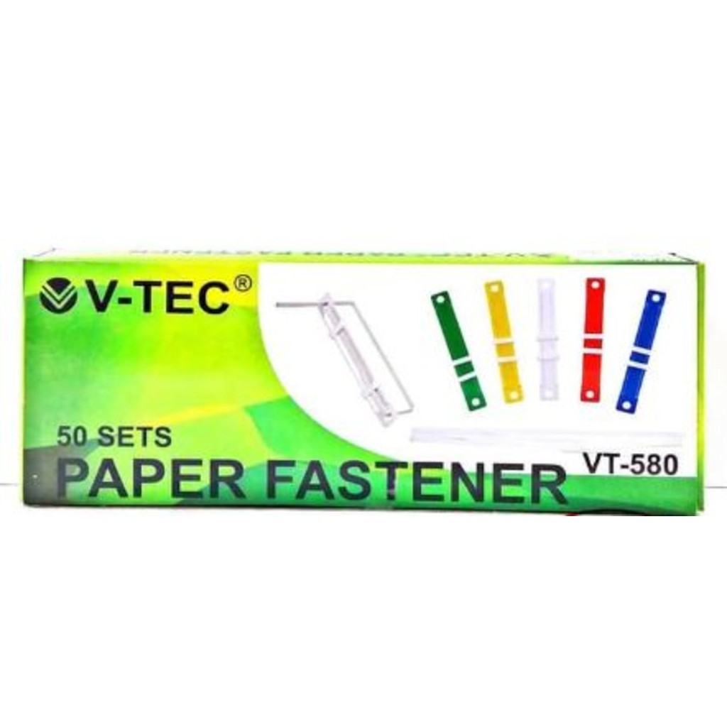 

V-TEC PAPER FASTENER 580 WARNA