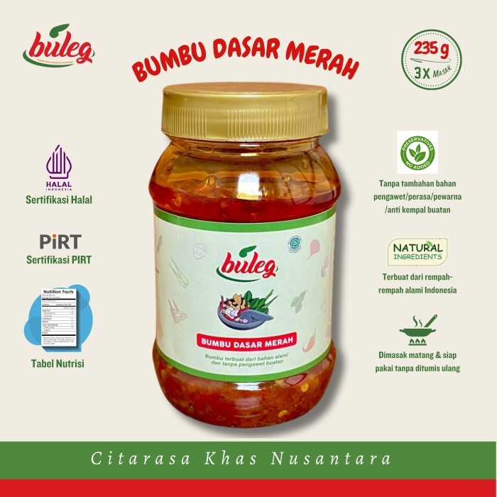 

New Arrival Buleg Bumbu Merah - Kemasan Botol