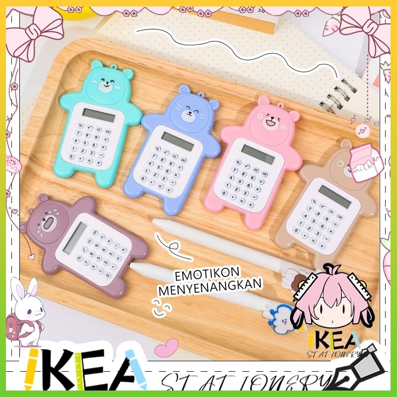 

Mini Portable Motif Bear Kalkulator Portable Mini Beruang Kalkulator Unik Kalkulator 8 Digit Mini Portable Kalkulator Beruang Tombol Karet Kalkulator Sekolah