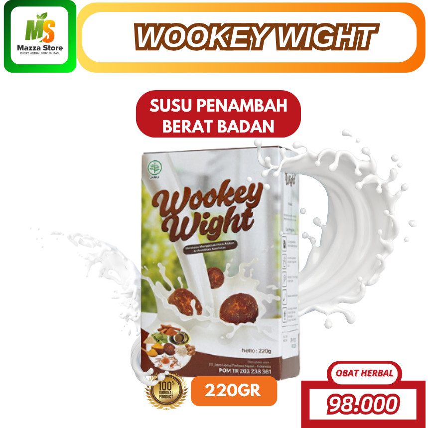 

Wookey Weight - Susu Penambah Berat Badan Rasa Gula Aren Original
