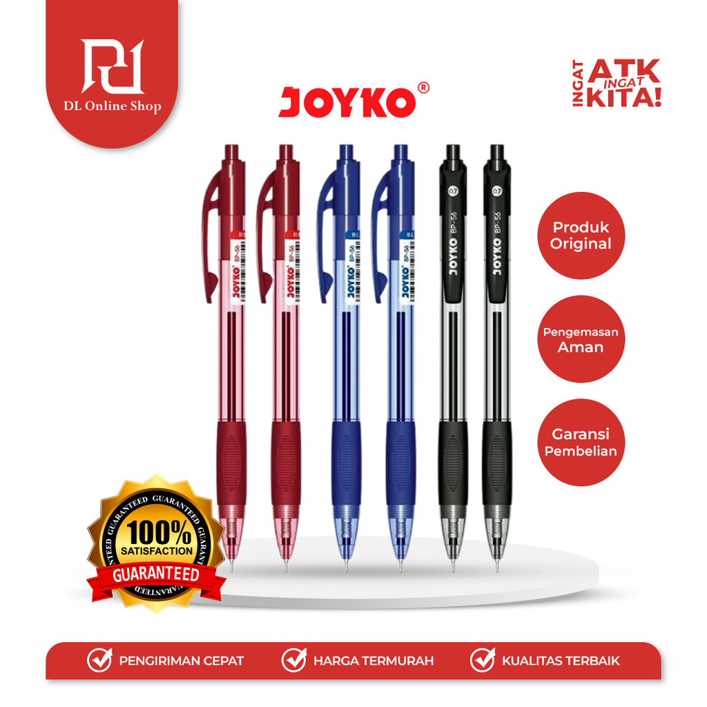 

JOYKO PULPEN PENA/ BALL PEN BP-56 (1LSN/ 12PCS)