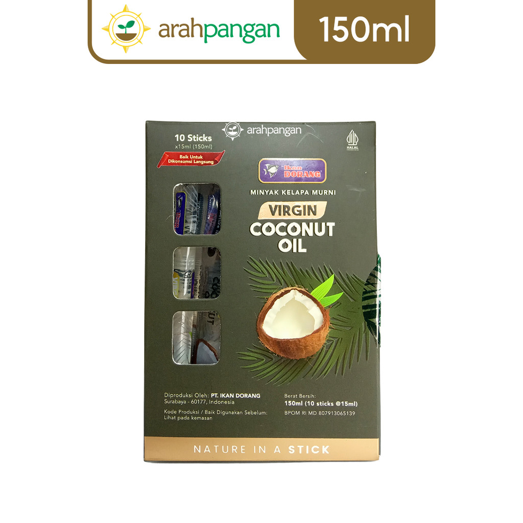 

VCO Virgin Coconut Oil Ikan DORANG 10 STICKS 150mL