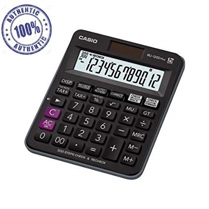 

Adn Kalkulator Casio MJ 120D PLUS CHECK CORRECT Kalkulator Meja Check Correct 100% Asli