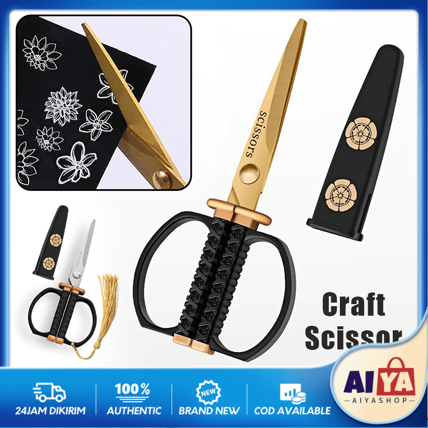 

Gunting Kertas Craft Scissors Stainless Steel Scissors Sewing Fabric Cutter Embroidery