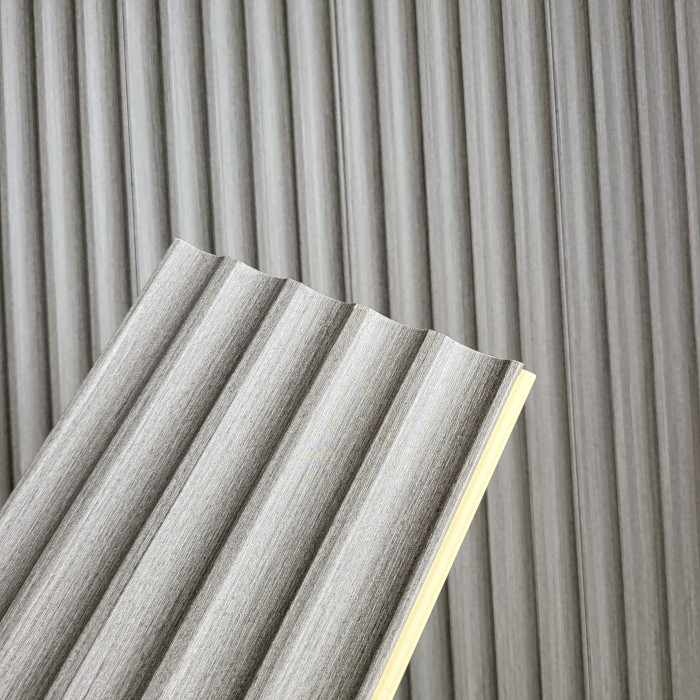 MALL5758~ [Organizer Promo] WPC 2,5 Meter , WALLPANEL Wall Panel Wood Panel woodpanel - W14 Wave Gre
