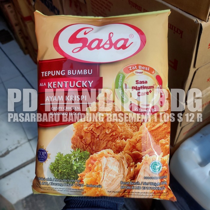 

✨NEW✨ -SASA TEPUNG BUMBU KENTUCKY 850 GR
