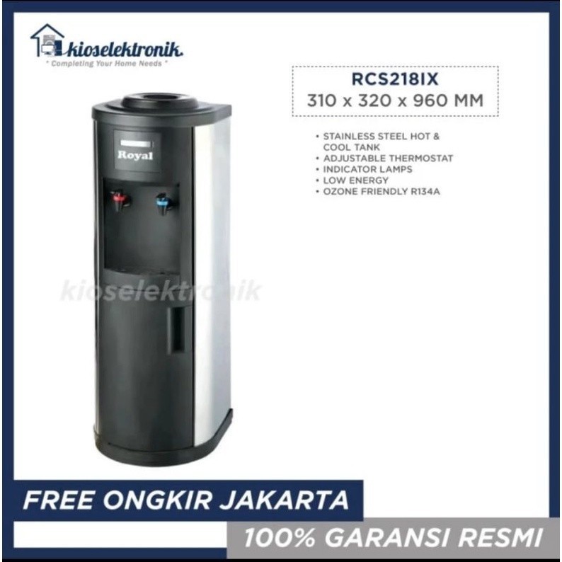 Royal RCS 218 IX Dispenser Galon Atas Royal RCS218IX RCS218 218ix