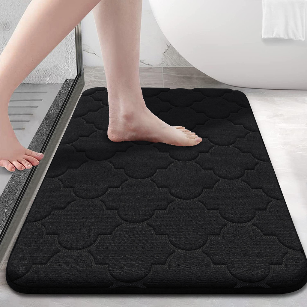 Super absorbent floor mat Super absorbent bath mat Anti slip coral velvet bathroom floor mat Door ma