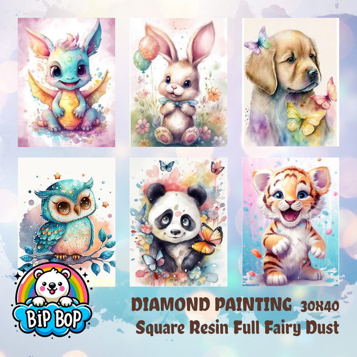 

DIY Diamond Painting Full FD (Fairy Dust) Drill Resin Square 30x40cm 5D Diamond Painting Kit