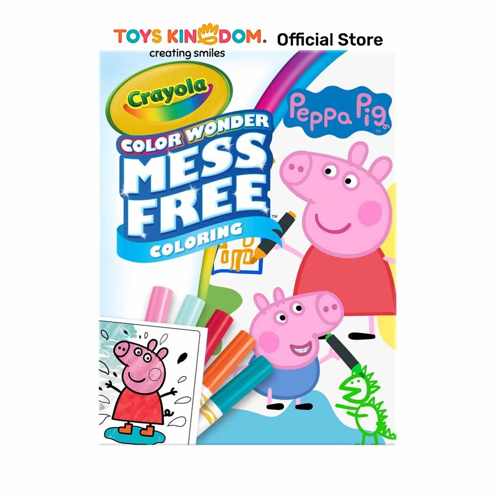 

Toys Kingdom Crayola Wonder Mess Free Peppapig Colorpage Marker 757000 Alat Mewarnai Peralatan Sekolah Alat Menggambar Coloring Book